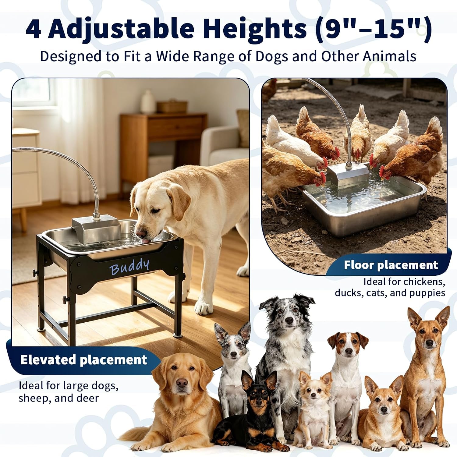 bwogue-3-gal-automatic-dog-water-dispenser-elevated-outdoor-bowl-for-dogs-automatic-water-dispenser-for-dogs-stainless-steel-pet-waterer-9-11-13-15-in-stand-float-valve-big-dogs-pets-livestock
