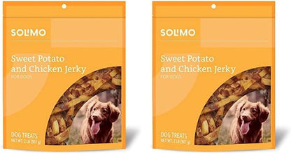 Amazon Brand - Solimo Duck Jerky Dog Treats,2 Pounds7