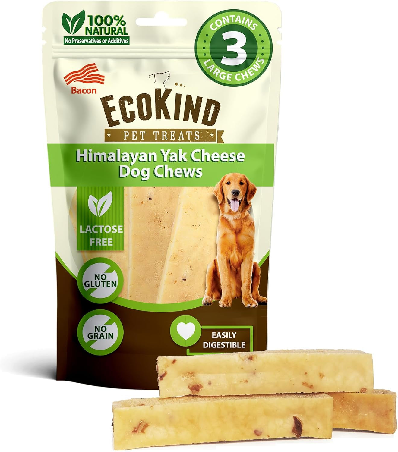 ecokind-yak-cheese-himalayan-dog-chews-yak-chews-for-large-dogs-4-5-bones-1-lb-long-lasting-for-aggressive-chewers-only-3-ingredient-natural-high-protein-dental-dog-treats-no-additives-or-lactose