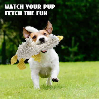 Nocciola 5 Packs Squeaky Dog Toy Plushies, Cute Soft Squeak Crinkle Plush Stuffed Durable Pet Animal Chew Puppy Toys for Small Meidum Large Breed7