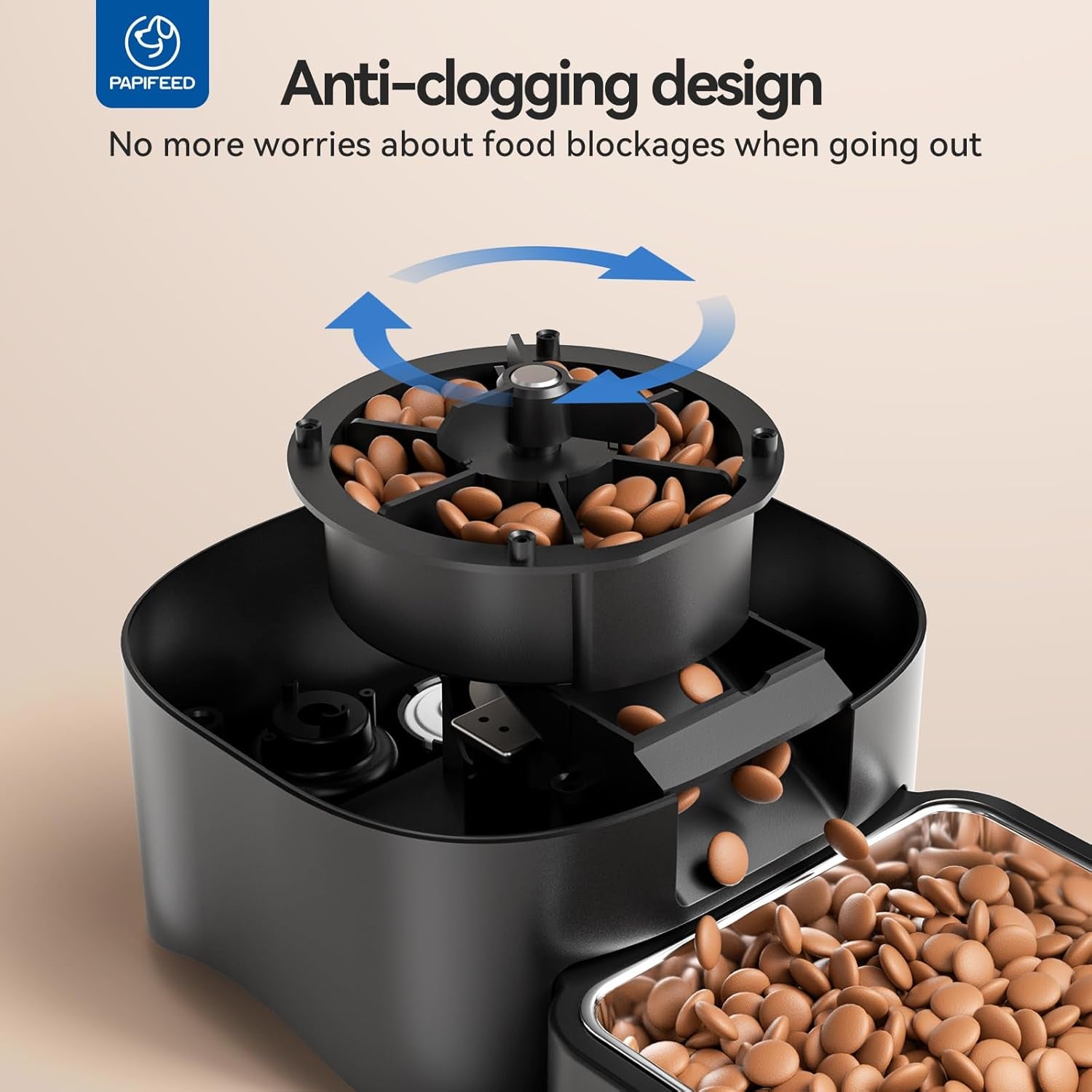 papifeed-automatic-cat-feeder-with-app-2-4g-wifi-cat-food-dispenser-6l-timed-cat-feeder-for-dry-food-10-meals-day-12-portions-meal-dual-power-supply-smart-pet-feeder-for-small-dog-black
