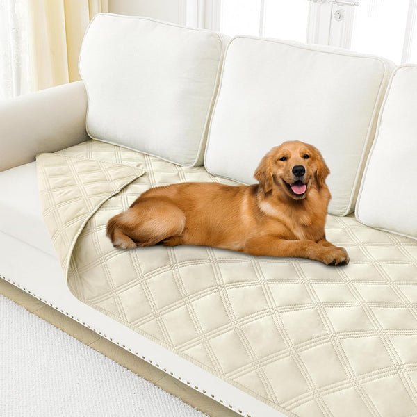 Smiry Waterproof Dog Bed Cover, Reversible Pet Blanket for Sofa Couch | Soft Washable Dog Blanket, Leakproof Couch Cover for Dogs Cats & Furniture Protection, 52X82, Grey/Dark Grey83