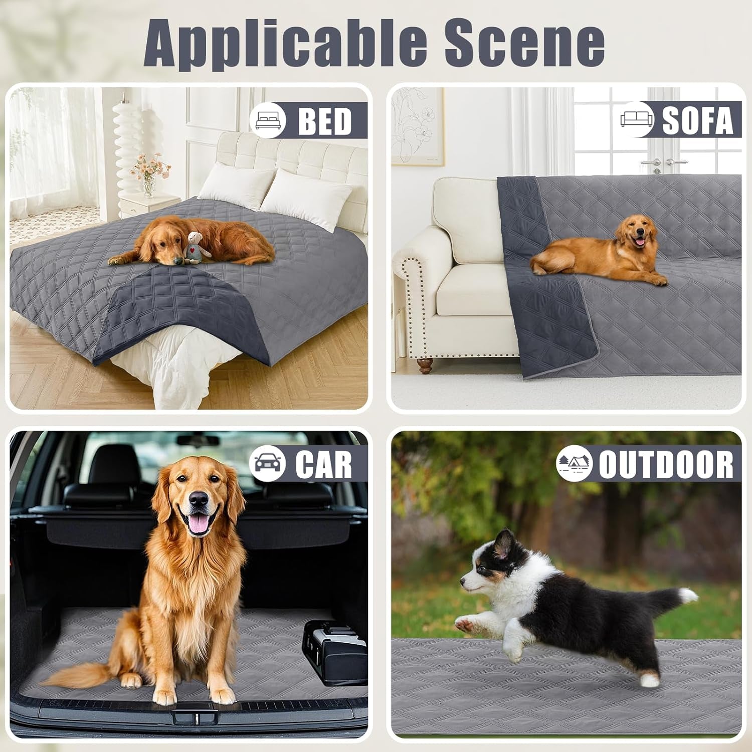 smiry-waterproof-dog-bed-cover-reversible-pet-blanket-for-sofa-couch-soft-washable-dog-blanket-leakproof-couch-cover-for-dogs-cats-furniture-protection-52x82-grey-dark-grey