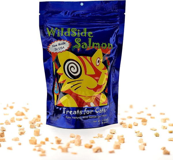 100% Wild Alaskan Salmon Freeze Dried Cat Treats - Healthy Training Treat - 3Oz (3 Pack)5