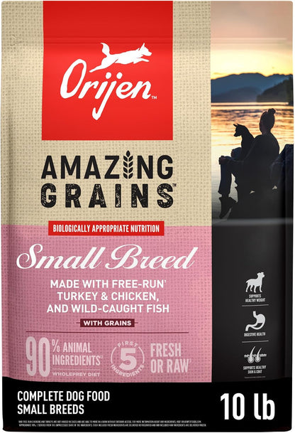 ORIJEN Grain Free WHOLEPREY Dry Dog Food Small Breed Recipe 4Lb. Bag | 85% Fresh or Raw Ingredients, Grain Free, High Protein, Made in the USA, Nourishing Organs, No Corn, Soy or Wheat12