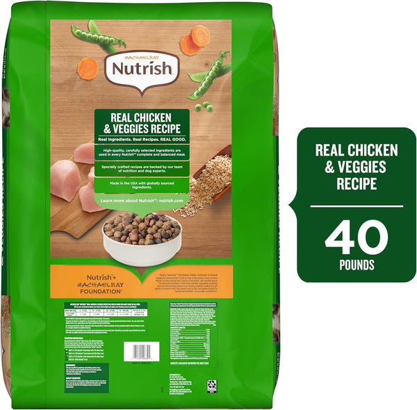 Nutrish Dry Dog Food, Real Chicken & Veggies, 40 Lb. Bag (Rachael Ray)3