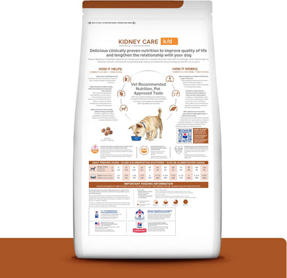 HILL'S PRESCRIPTION DIET K/D Kidney Care Dry Dog Food | #1 Veterinarian Recommended, Chicken Recipe, 8.5 Lb. Bag2