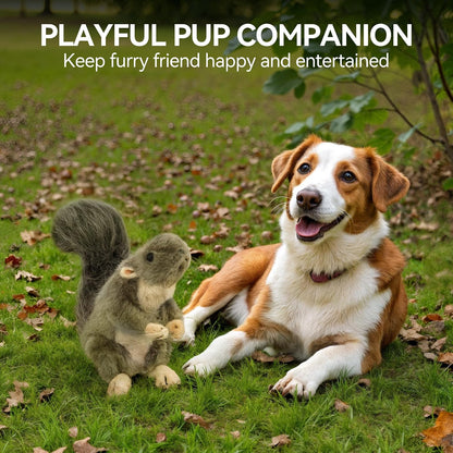 ALL for PAWS Interactive Dog Squirrel Plush Squeaky Toy - Perfect Puppy Enrichment Toy, Large6