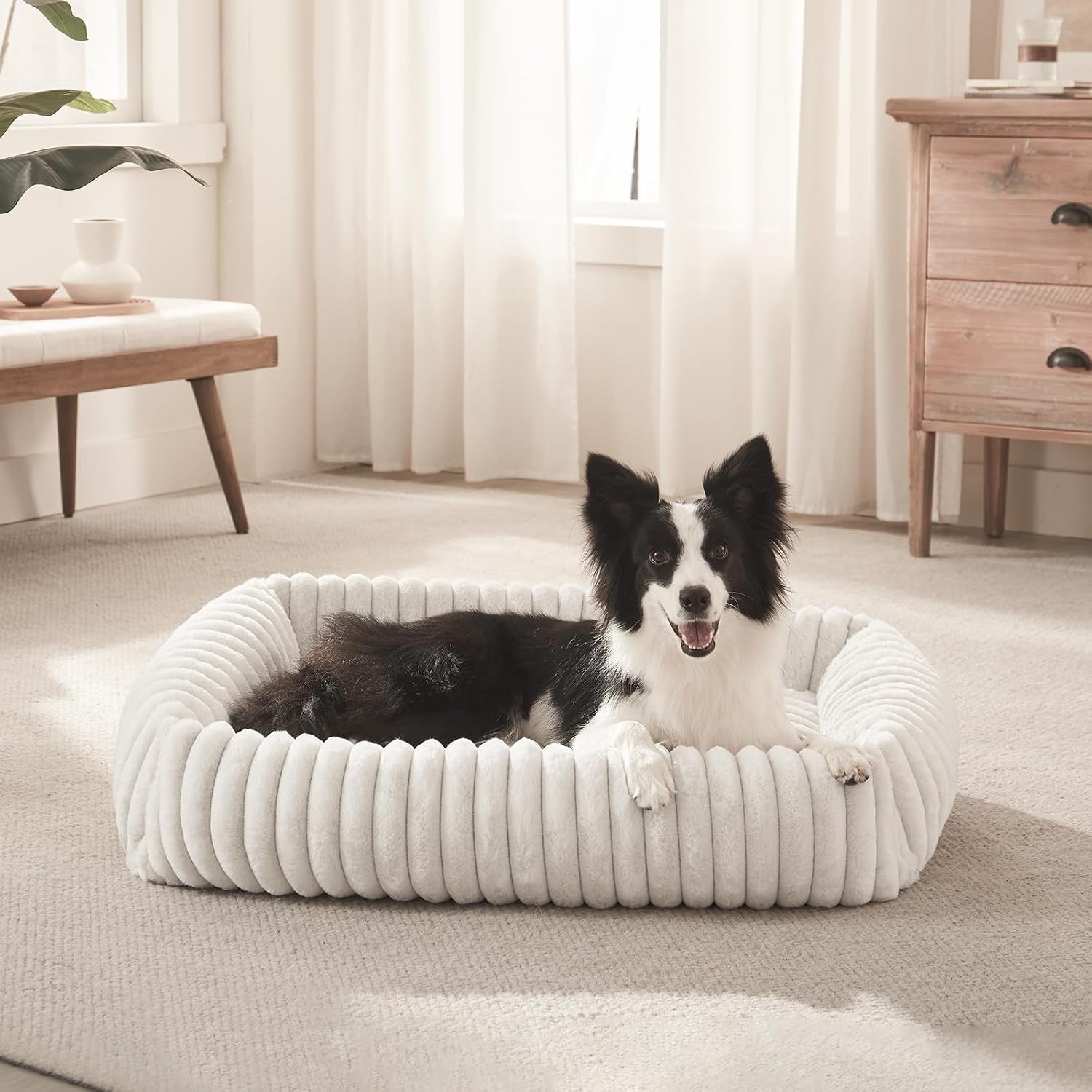 furtime-dog-bed-for-small-dogs-cat-beds-for-indoor-cats-washable-orthopedic-rectangle-soft-calming-puppy-bed-with-removable-cover-durable-pet-cuddler-with-anti-slip-bottom-grey-s-20x19x6