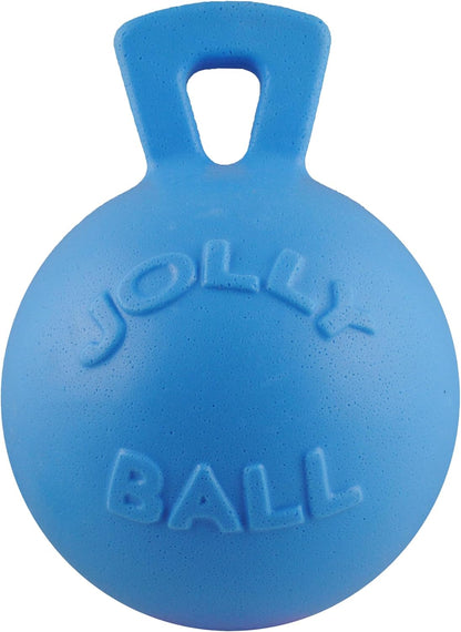 Jolly Pets Tug-N-Toss Heavy Duty Dog Toy Ball with Handle, 8 Inches/Large, Red (408 RD)11
