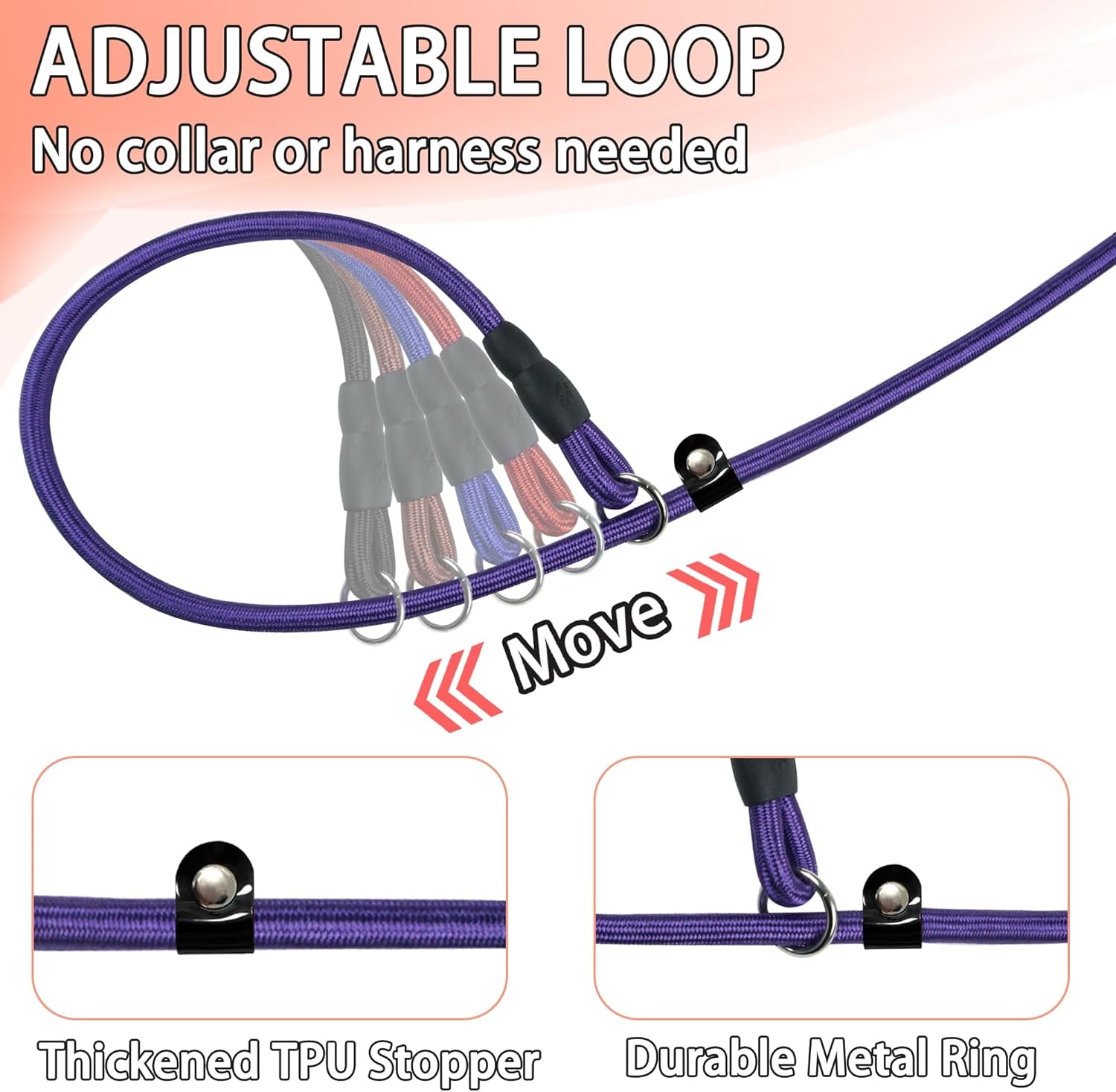 fovrlzse-nylon-dog-leash-5-pack-red-black-blue-brown-purple-4-6ft-training-leash-for-small-to-medium-dogs-10mm-braided-nylon-with-tpu-non-slip-buckle-daily-walking-puppy-training