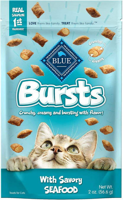 Blue Buffalo Bursts Paw-Lickin' Chicken Crunchy & Creamy Cat Treats, Great for Training, Made with Real Chicken, Natural Cat Treats Enhanced with Vitamins, Minerals & Other Nutrients, 5 Oz.11