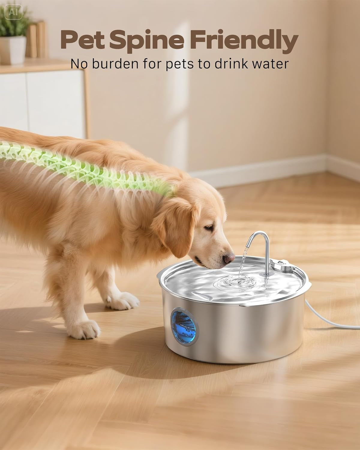 pet-water-fountain-for-large-dogs-metal-dog-water-fountain-silent-big-cat-fountains-for-drinking-3-2g-406oz-12l-water-fountain-dog-bowl-inside-grookpet-fountains-with-6-filters-3-sponges