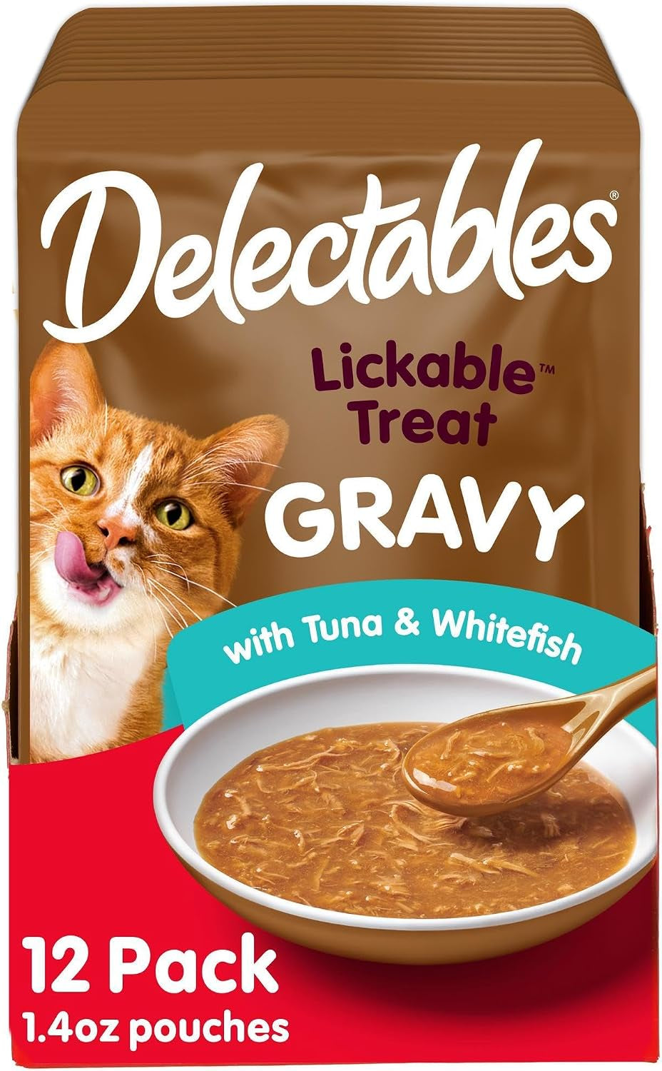 delectables-lickable-treat-gravy-variety-wet-cat-treat-food-topper-food-topper-hydrating-grain-free-no-fillers-no-by-products-no-added-preservatives-1-4oz-pouch-30-pack
