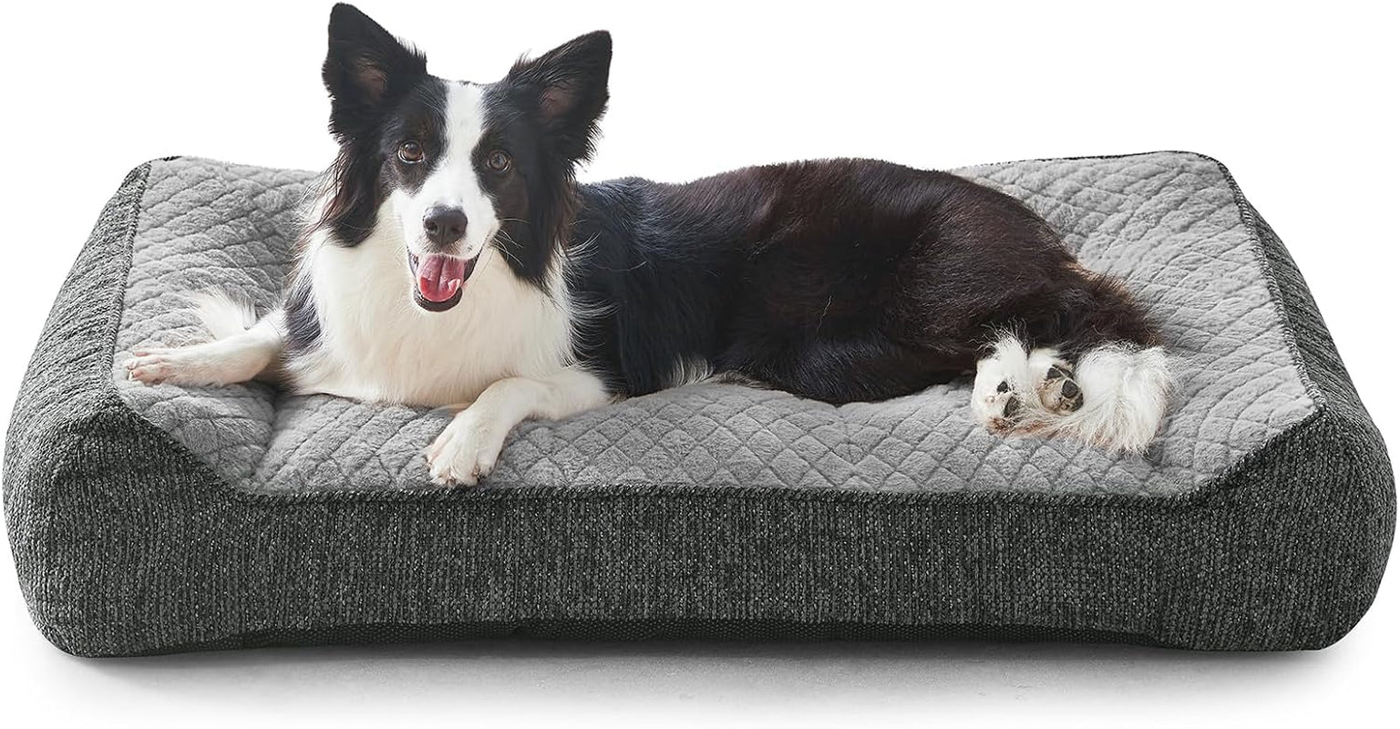 joejoy-xl-orthopedic-dog-bed-for-large-dogs-extra-thick-foam-pet-bed-sofa-bolster-sides-large-sized-dog-couch-bed-with-removable-washable-cover-non-slip-bottom-grey-42x30