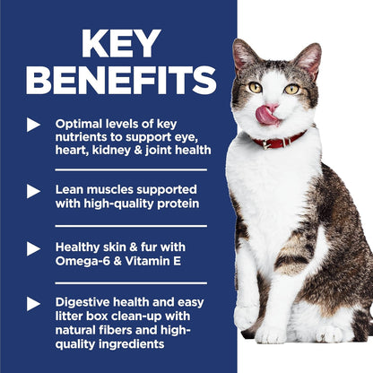 Hill'S Science Diet Senior 11+ Indoor Dry Cat Food | #1 Veterinarian Recommended, Chicken Recipe, 7 Lb. Bag4