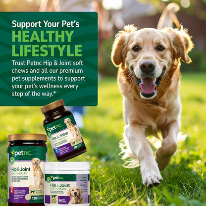 Petnc Natural Care Hip and Joint Soft Chews for Dogs, 90 Count - 27591 | Glucosamine Chondroitin MSM Dog Chews with Hyaluronic Acid, Liver Flavored Bone & Joint Support Supplement, for All Breeds7