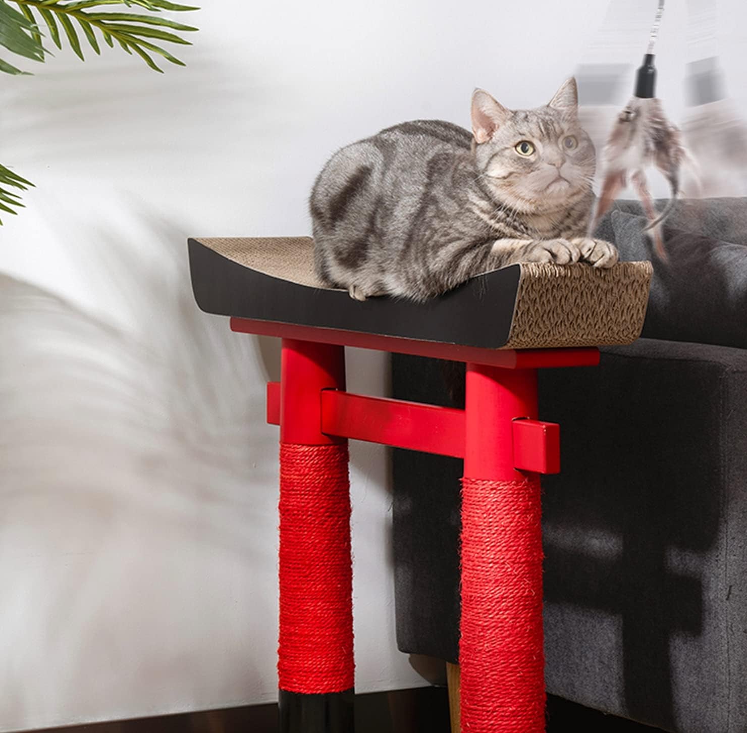 retractable-cat-teaser-wand-toy-cat-toys-for-indoor-outdoor-cats-interactive-fishing-rod-with-8-pcs-refills-feather-toy-plush-mouse-caterpillar-fish