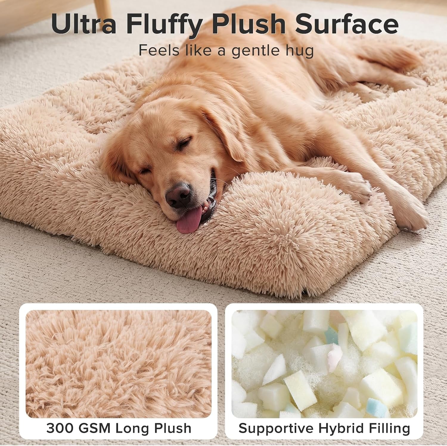 joejoy-large-dog-bed-crate-pad-deluxe-plush-washable-dog-beds-fulffy-soft-kennel-pad-anti-slip-pet-sleeping-mat-for-extra-large-medium-small-dogs-40-x-27-beige