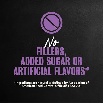 No fillers, added sugar, or artificial flavors in pet food, natural ingredients per AAFCO standards6