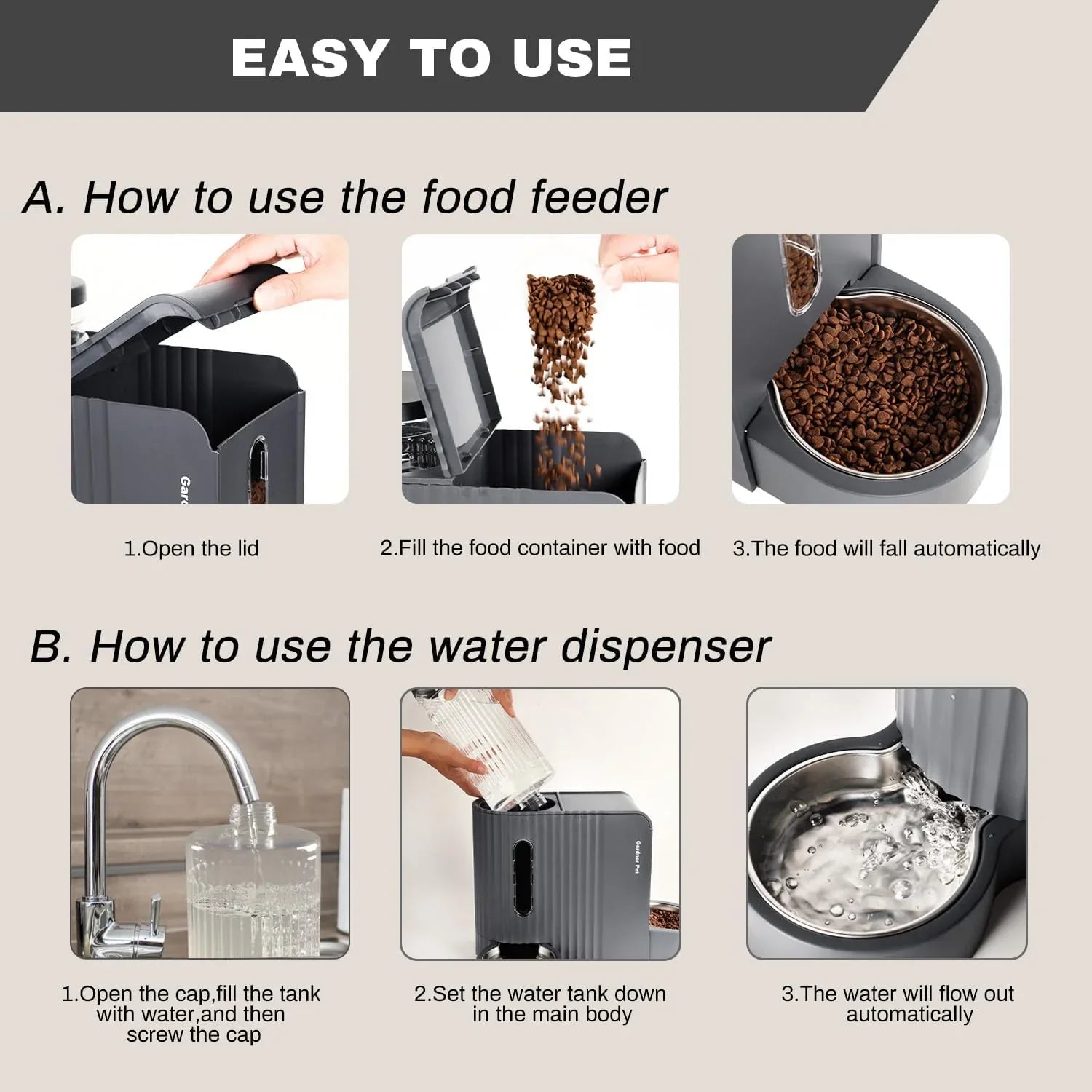 step-by-step-guide-for-using-automatic-pet-food-feeder-and-water-dispenser-for-cats-and-dogs