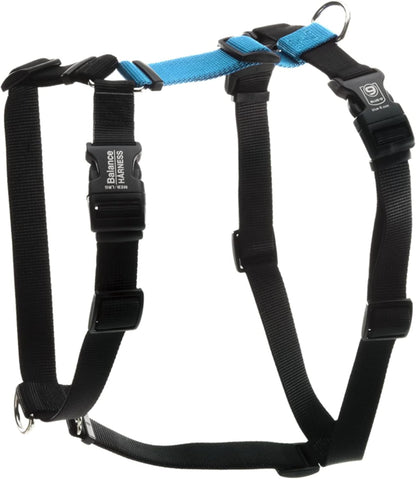 Blue-9 Buckle-Neck Balance Harness, Fully Customizable Fit No-Pull Harness, Ideal for Dog Training and Obedience, Made in the USA, Sky Blue, Medium1