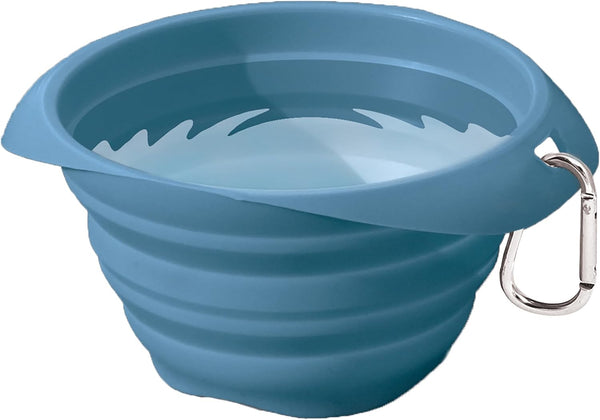 Kurgo Collaps-A-Bowl, Barn Red | Collapsible Travel Dog Bowl, Holds up to 24Oz, Food-Grade Silicone, PVC & Bpa-Free, Dishwasher Safe, Includes Carabiner Clip8