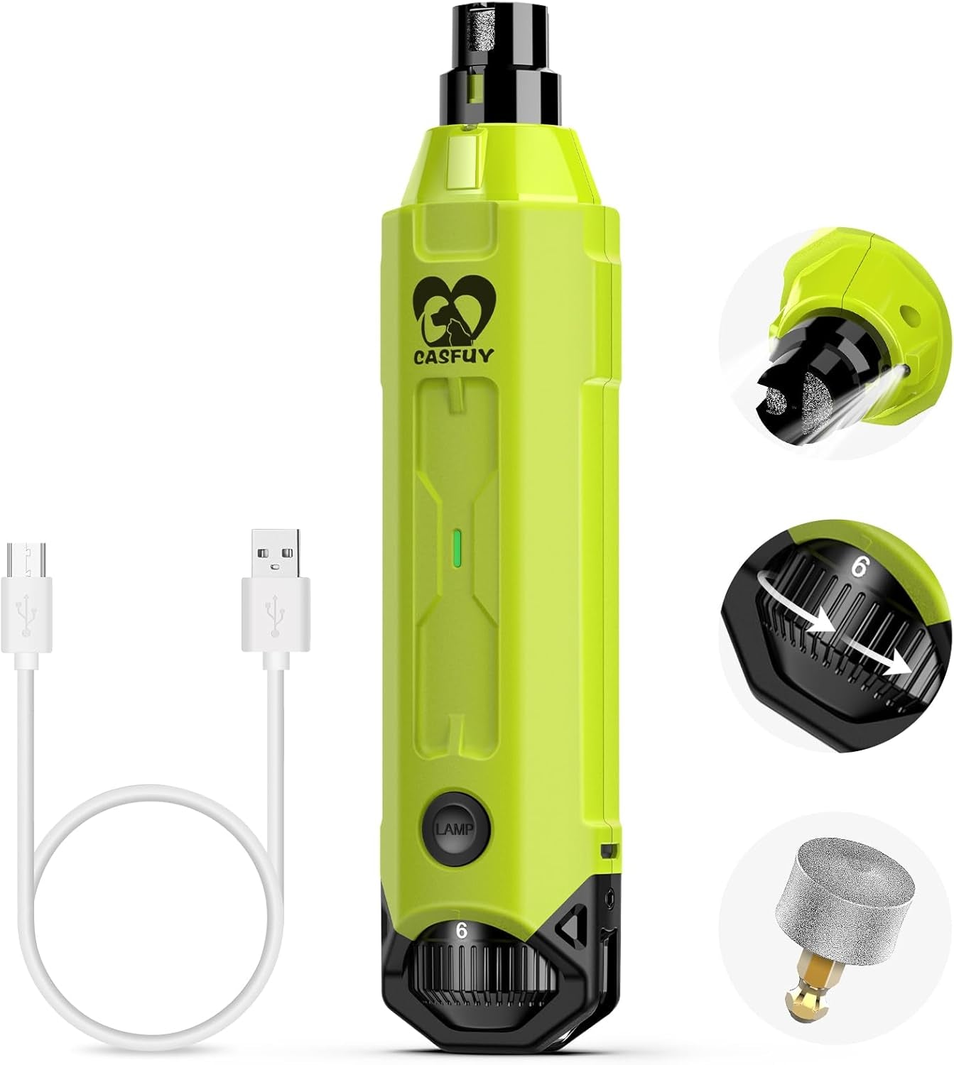 casfuy-6-speed-dog-nail-grinder-newest-enhanced-pet-nail-grinder-super-quiet-rechargeable-electric-dog-nail-trimmer-painless-paws-grooming-smoothing-tool-for-large-medium-small-dogs-blue