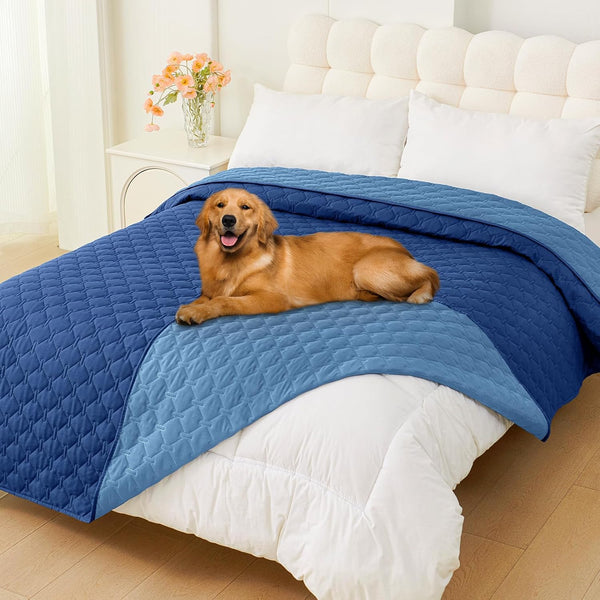 Smiry Waterproof Dog Bed Cover Blanket, Reversible Pet Blanket | Soft Reversible, Washable Leakproof Cats Dogs Couch Cover for Sofa, Couch, Furniture (30X70 Inch)15