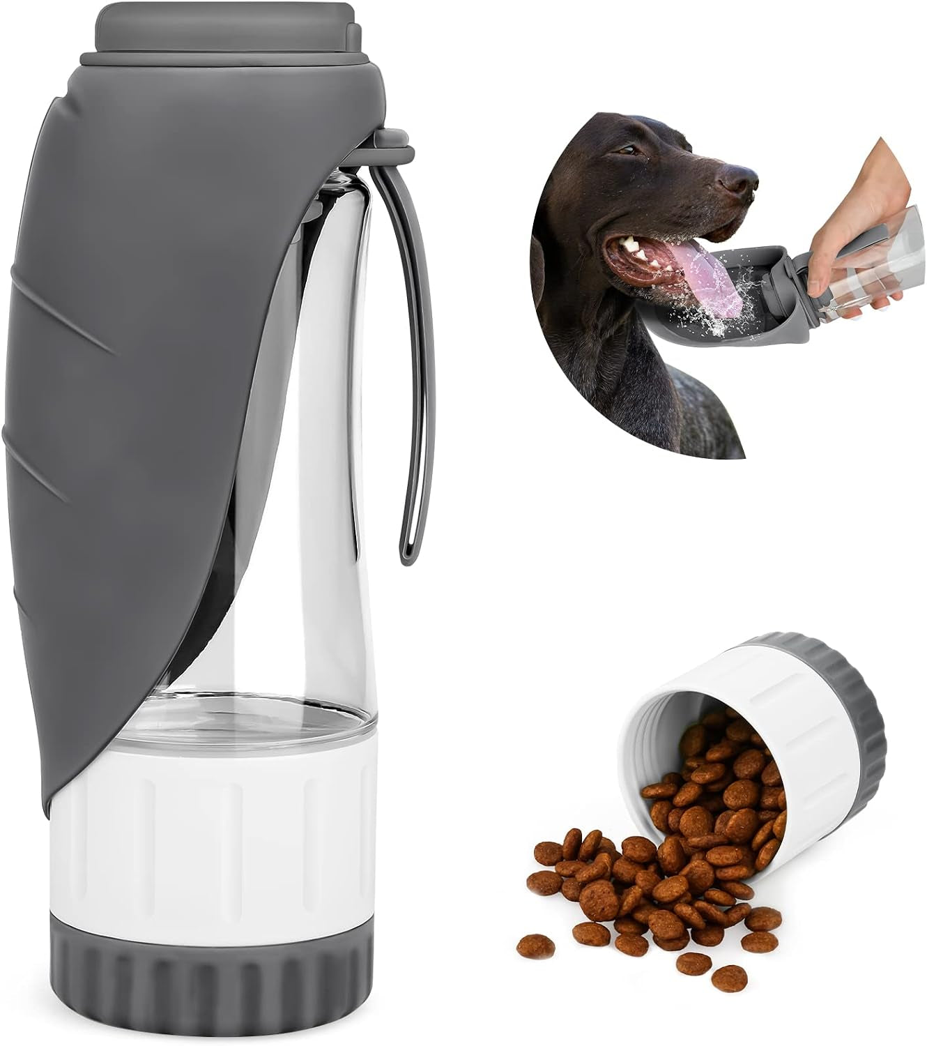 tiovery-upgraded-dog-water-bottle-portable-dog-cat-puppy-pet-water-dispenser-feeder-with-drinking-cup-and-food-container-leak-proof-for-outdoor-walking-travel-hiking-12oz