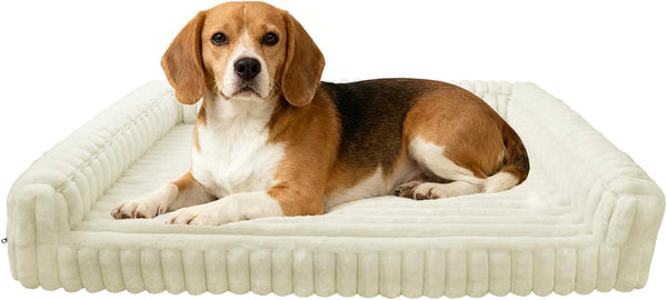Waterproof Orthopedic Dog Bed for Medium Dogs Brown | Non-Slip Egg-Crate Memory Foam Dog Couch Pet Bed with Sides Removable Washable Cover for Crate14