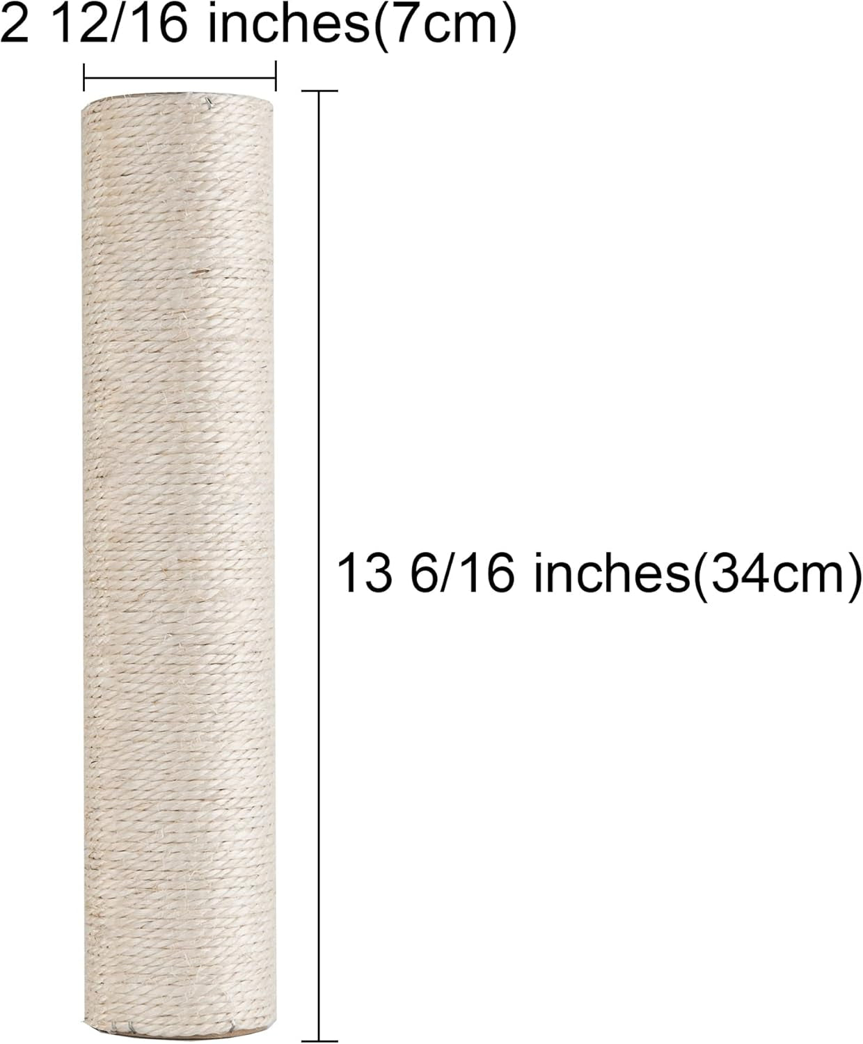 dimaka-cat-scratching-post-replacement-pole-cardboard-and-sisal-13-4in-34cm
