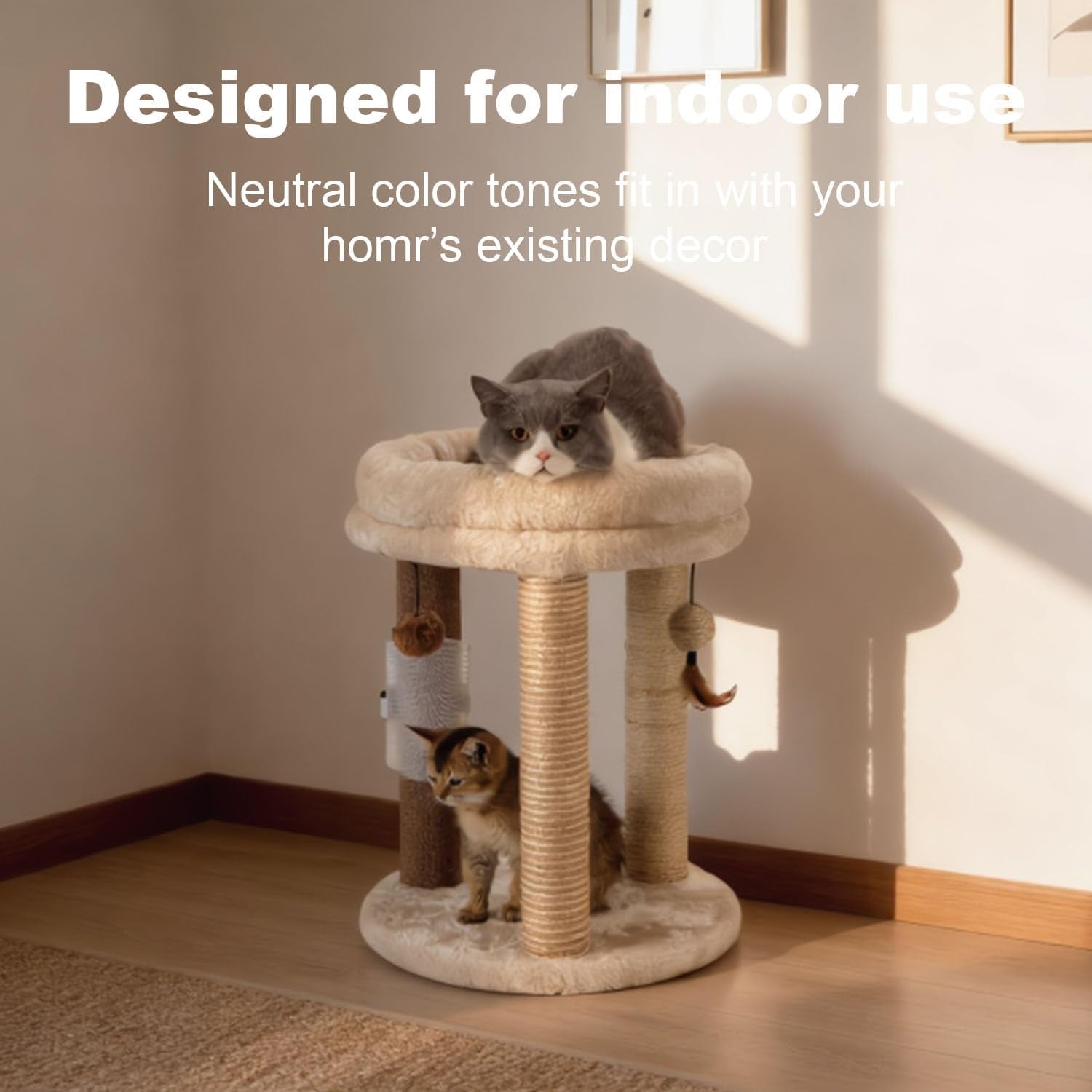 mecool-4in1-small-cat-tree-scratching-post-with-tower-soft-bed-sisal-carpet-jute-posts-with-three-hanging-ball-toys-and-massage-brush-for-indoor-cats-and-kittens