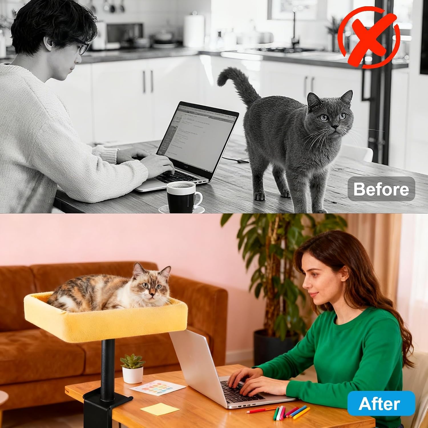 cat-desk-bed-sturdy-cats-bed-for-desk-with-washable-cover-dual-sided-breathable-summer-winter-comfortable-soft-pet-nest-bed-with-reinforced-steel-frame-easy-assembly-for-home-office-study-room