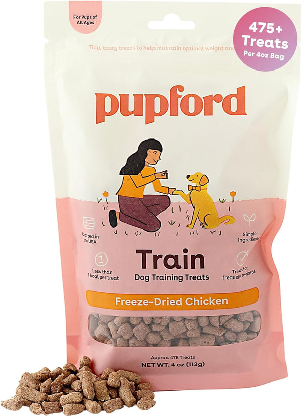 Pupford Freeze Dried Training Treats for Dogs & Puppies, 475+ Three Ingredient Bites (Beef Liver, 4 Oz)26