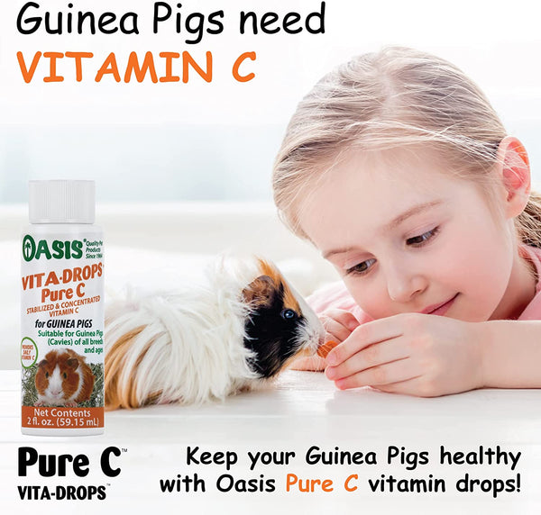 OASIS #80254 Vita Drops-Pure C for Guinea Pig, 2-Ounce, Packaging May Vary4
