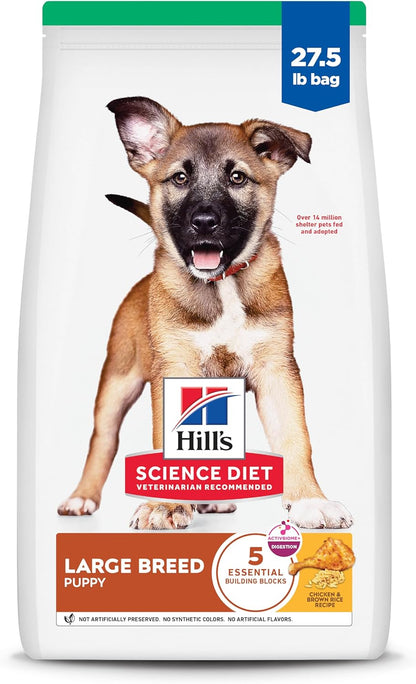 Hill'S Science Diet Puppy Large Breed Dry Dog Food | #1 Veterinarian Recommended, Chicken & Brown Rice, 27.5 Lb. Bag1