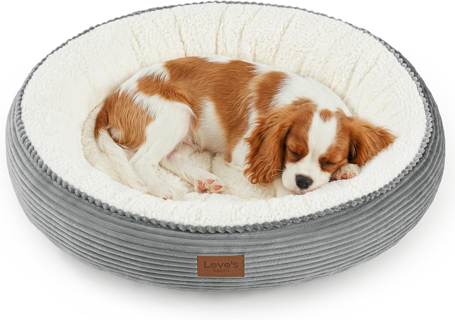 loves-cabin-round-donut-cat-and-dog-cushion-bed-20in-bed-for-cats-or-small-dogs-anti-slip-water-resistant-bottom-super-soft-durable-fabric-pet-beds-washable-luxury-cat-dog-bed-gray