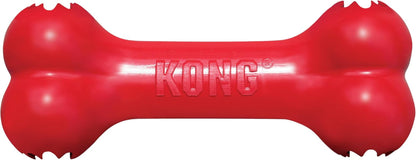 KONG Goodie Bone - Classic Durable Natural Rubber Dog Bone, Supports Mental Engagement - Treat Dispensing - Red - for Medium Dogs9