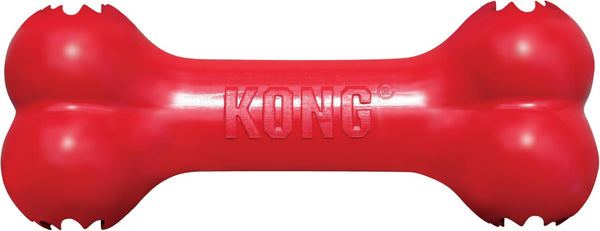KONG Goodie Bone - Classic Durable Natural Rubber Dog Bone, Supports Mental Engagement - Treat Dispensing - Red - for Medium Dogs9