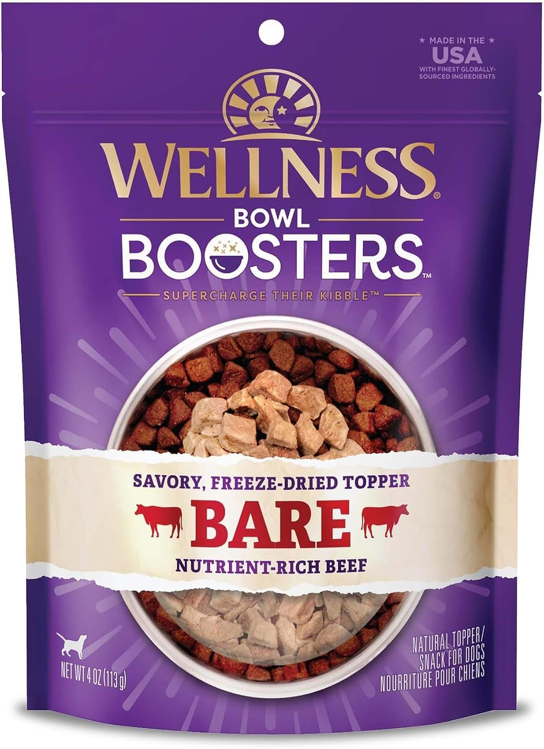 wellness-bowl-boosters-digestive-health-dog-food-topper-with-freeze-dried-pieces-for-small-medium-and-large-breeds-sensitive-stomach-grain-free-natural-chicken-recipe-4-oz-bag