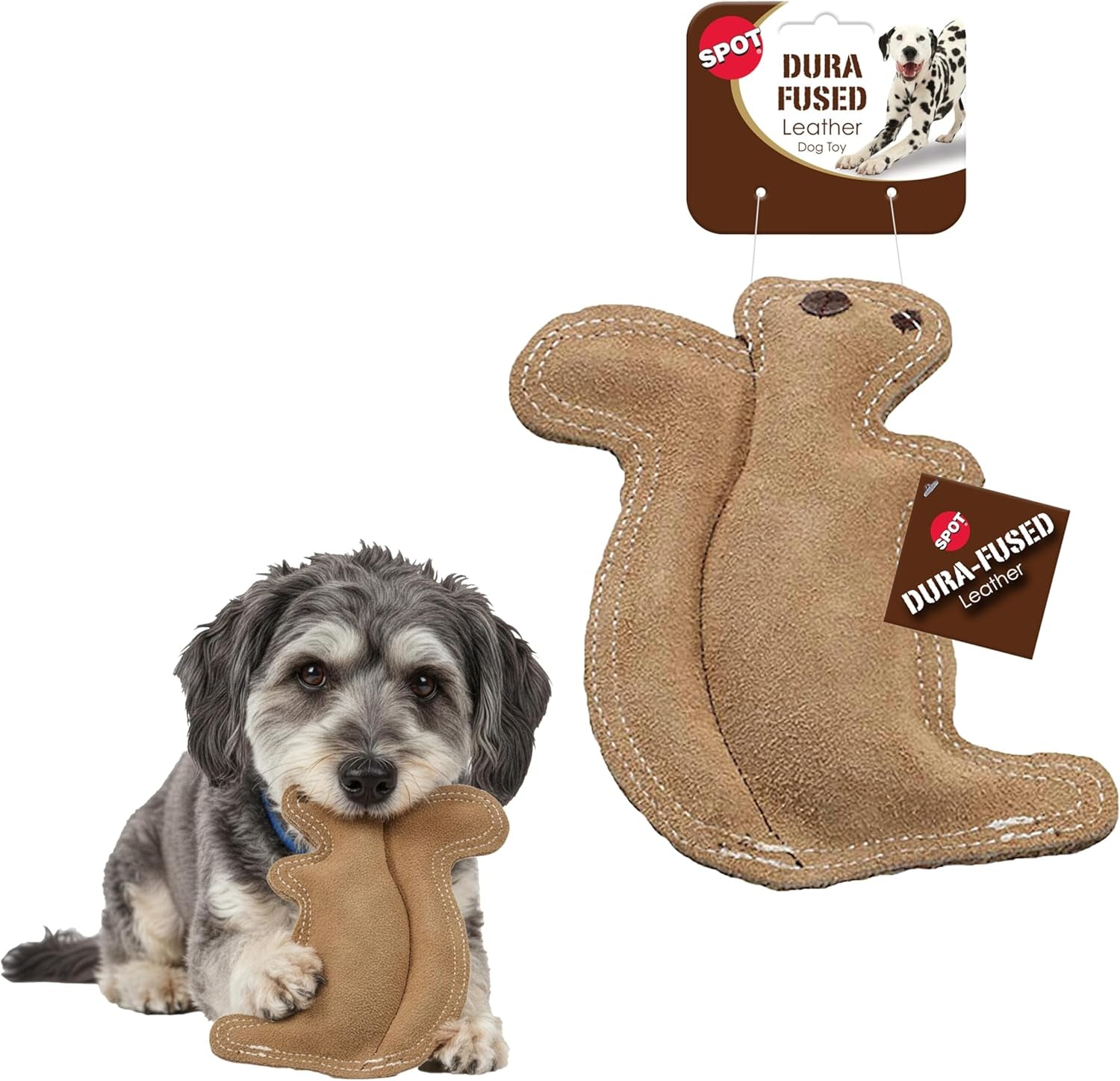 spot-dura-fused-leather-squirrel-dog-toy-real-leather-jute-fabric-double-stitched-durable-soft-stuffed-squeaky-interactive-chew-toy-for-moderate-chewers-small-medium-dogs-8in