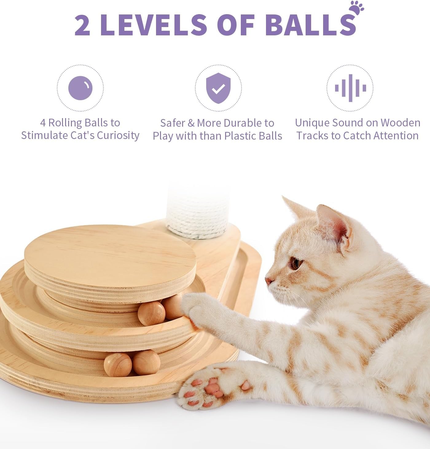 made4pets-kitten-toy-scratching-post-for-indoor-cats-with-ball-track-interactive-cat-scratching-post-with-natural-sisal-rope-rolling-ball-track-and-durable-plywood-base-modern-home-decor