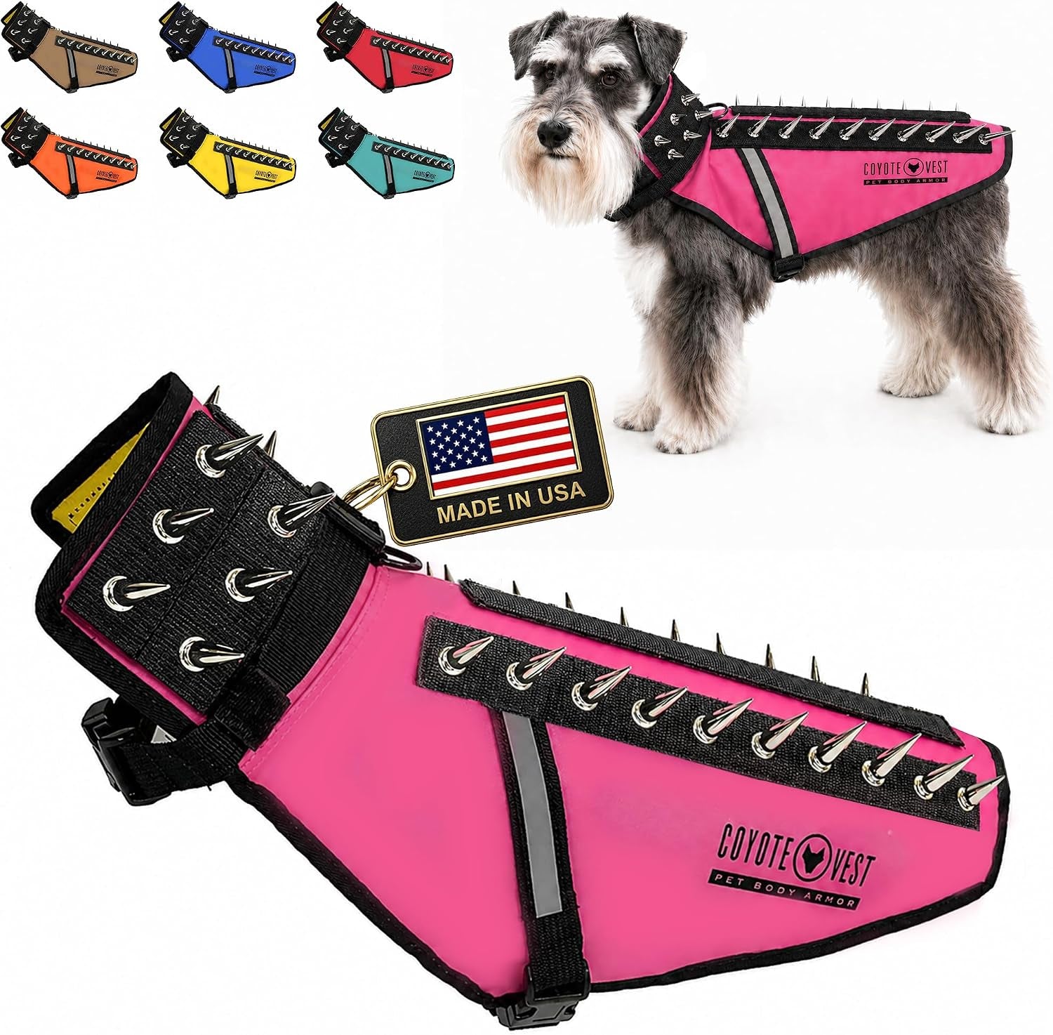 coyotevest-dog-harness-stab-resistant-coyote-vest-small-neon-pink-reflective-stab-resistant-vest-helps-protect-small-dogs-from-coyotes-aggressive-dogs-and-birds-of-prey-made-in-the-usa