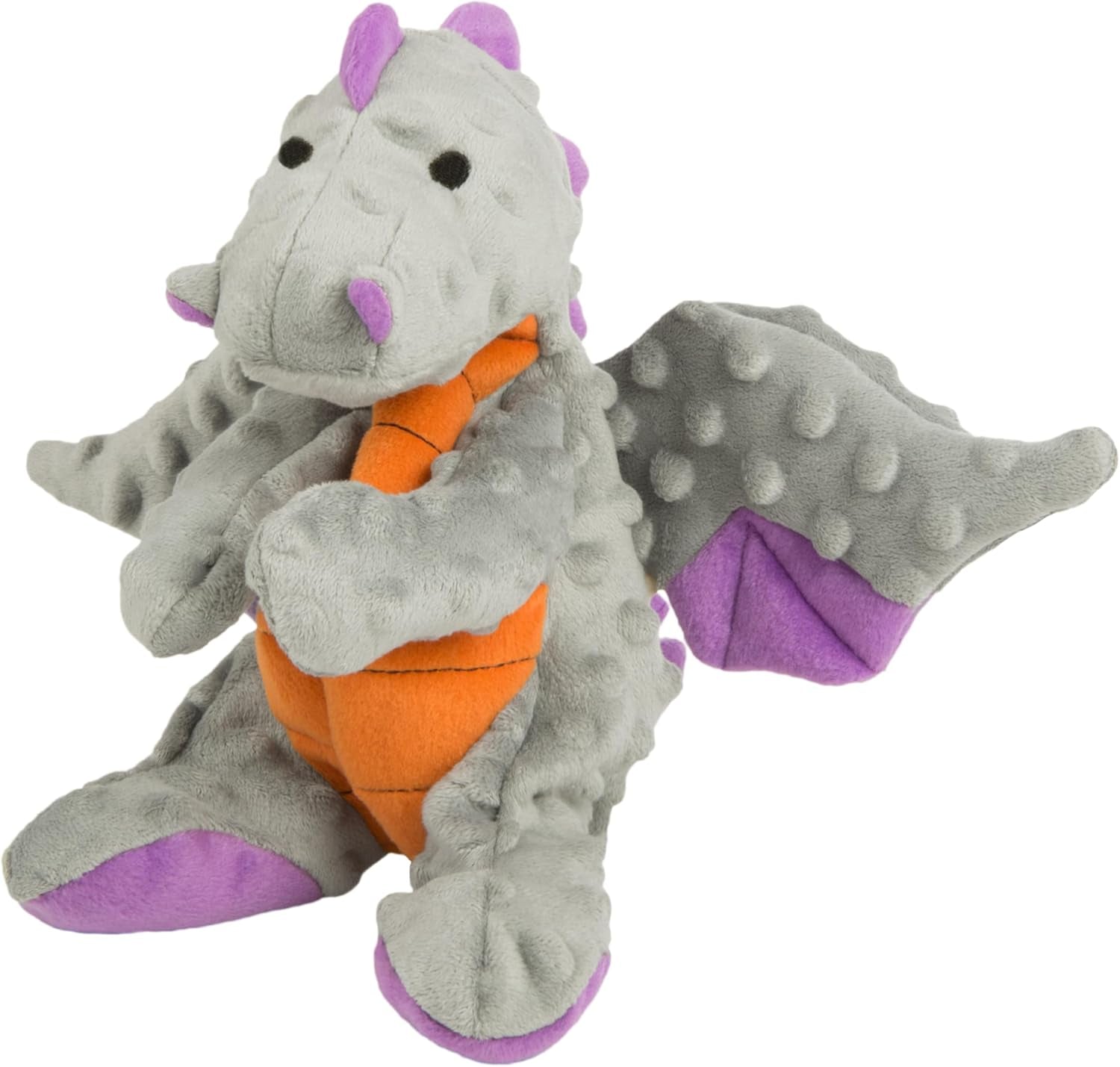 godog-bubble-plush-dragons-squeaky-dog-toy-chew-guard-technology-coral-large