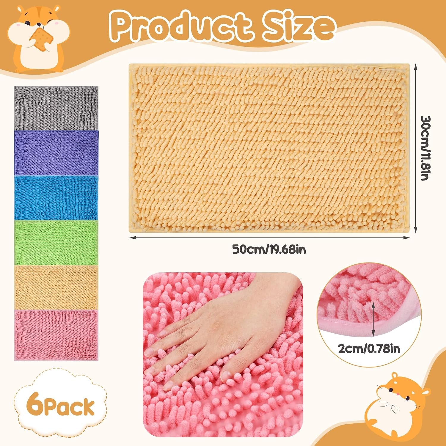 6-pcs-guinea-pig-cage-liner-20x12-inch-washable-fleece-bedding-mat-reusable-guinea-pig-bedding-pee-pads-for-small-animals-rabbit