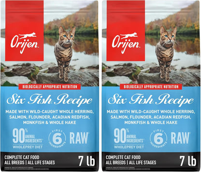 ORIJEN Grain Free WHOLEPREY Dry Cat Food Original Recipe 4Lb. Bag | 90% Animal Ingredients, Freeze Dried, Fresh or Raw Ingredients, High Protein, Heart Health, Free-Run Poultry17