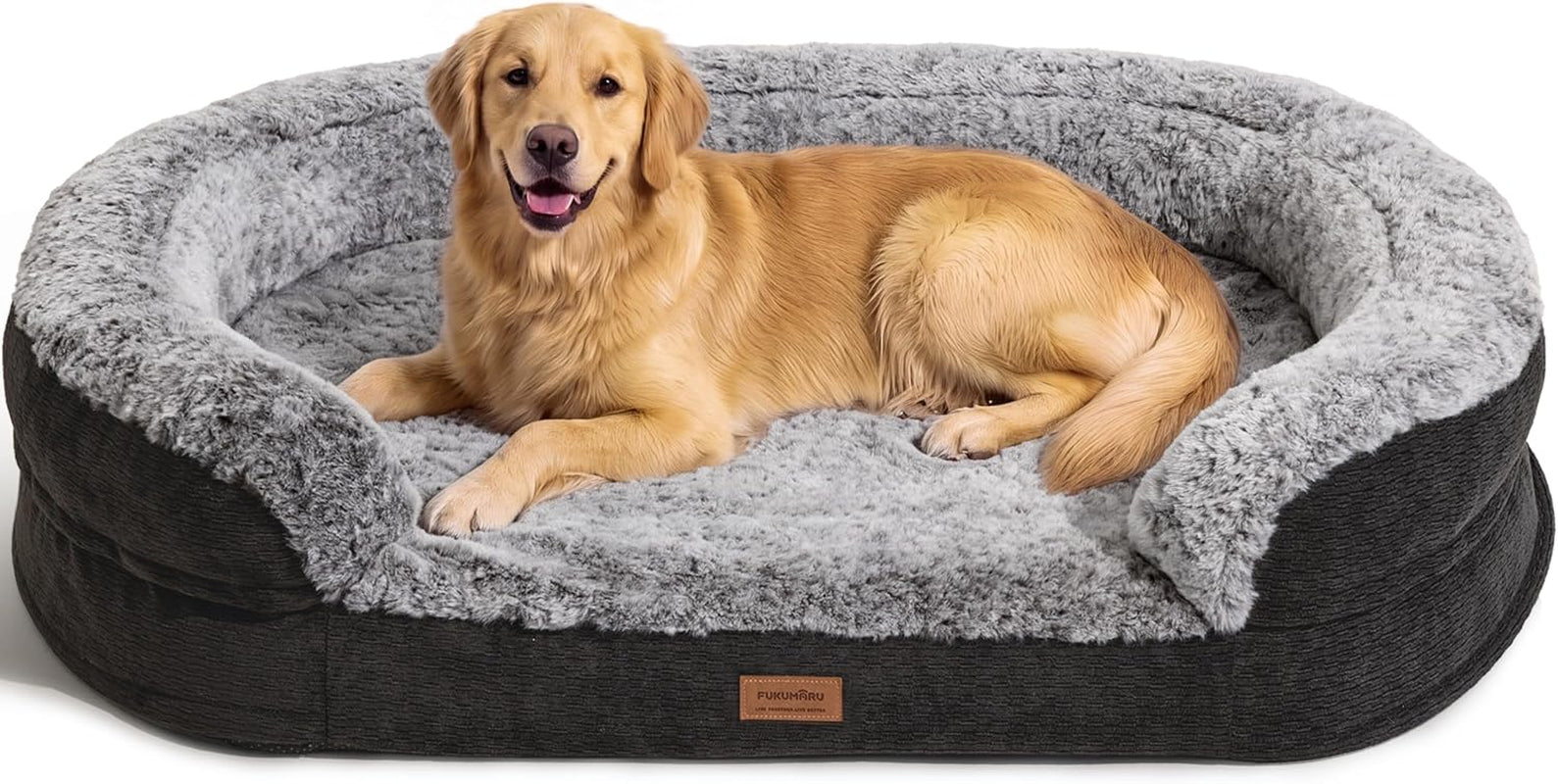 fukumaru-large-thickened-dog-couch-bed-orthopedic-waterproof-washable-heavy-duty-dog-sofa-with-4-extra-thick-egg-crate-foam-relieves-joint-pressure-fully-removable-fits-medium-to-large-dogs