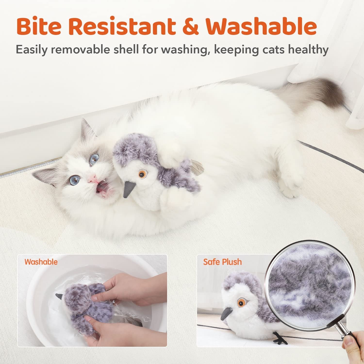 potaroma-cat-toys-flapping-bird-no-flying-lifelike-sandpiper-chirp-tweet-rechargeable-touch-activated-kitten-toy-interactive-cat-exercise-toys-for-all-breeds-cat-kicker-catnip-toys-4-0-lifelike-sandpiper-chirp-touch-activated-rechargeable-kitten-kitty-exercise-catnip-kicker-for-all-breeds-4-0-inches