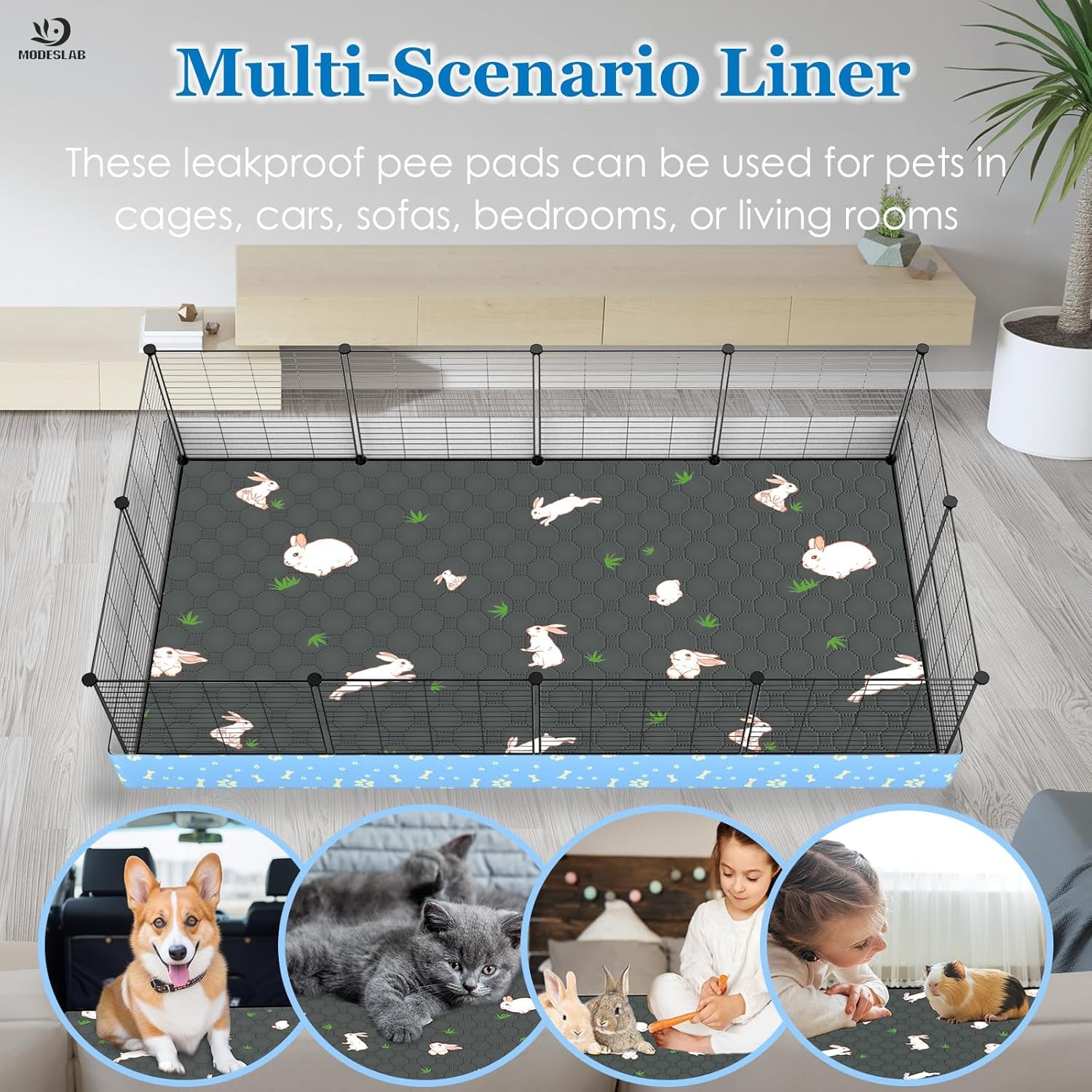 2-pack-guinea-pig-cage-liner-24-x-47-reusable-guinea-pig-bedding-washable-absorbent-pee-pads-for-dogs-rabbit-chinchilla-hamster-leakproof-anti-slip